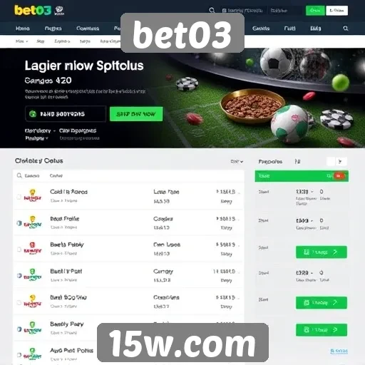 Análise de bônus e promoções no site bet03